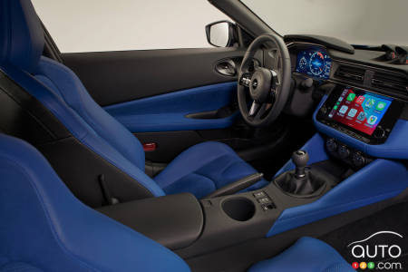 Intérieur bleu Nissan Z 2023
